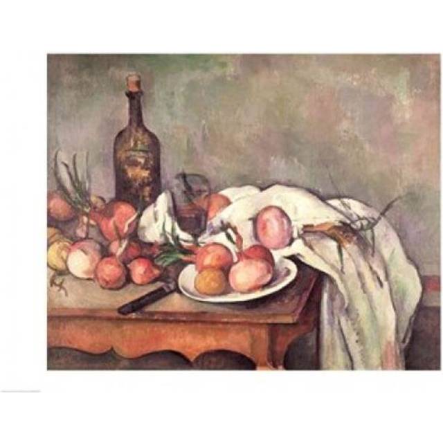 Still Life with Onions C.1895 Poster Print by Paul Cezanne - 24 x 18 in.