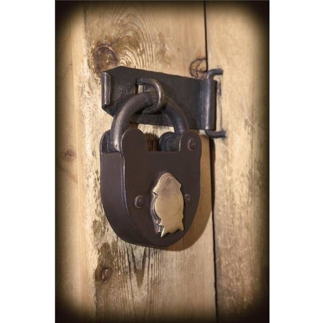 Padlock & Clasp Poster Print by Carson Ganci, 22 x 34 - Large