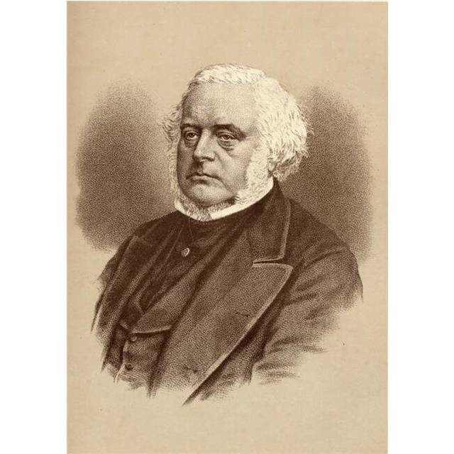 John Bright 1811-1889. British Statesman & Orator Poster Print, Large - 24 x 36