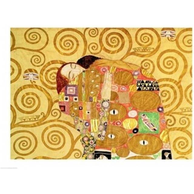 Fulfilment Detail Poster Print by Gustav Klimt - 36 x 24 in. - Large