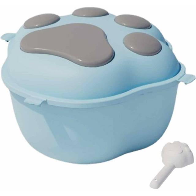 Dog Food Storage Container, Collapsible Dog Food Container, Pet Scoop Silicone Bowl, Dry Food Cat Containers, Travel Silicone Bowl