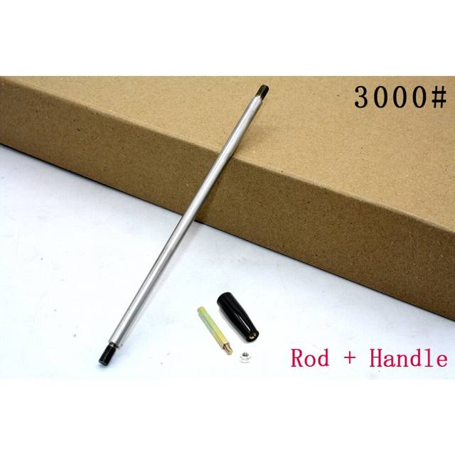 (a-3000 with handle) Diamond Sharpening Rod Household Outdoor Grindable Fishhook Serrated Knife Fixed Angle Sharpener