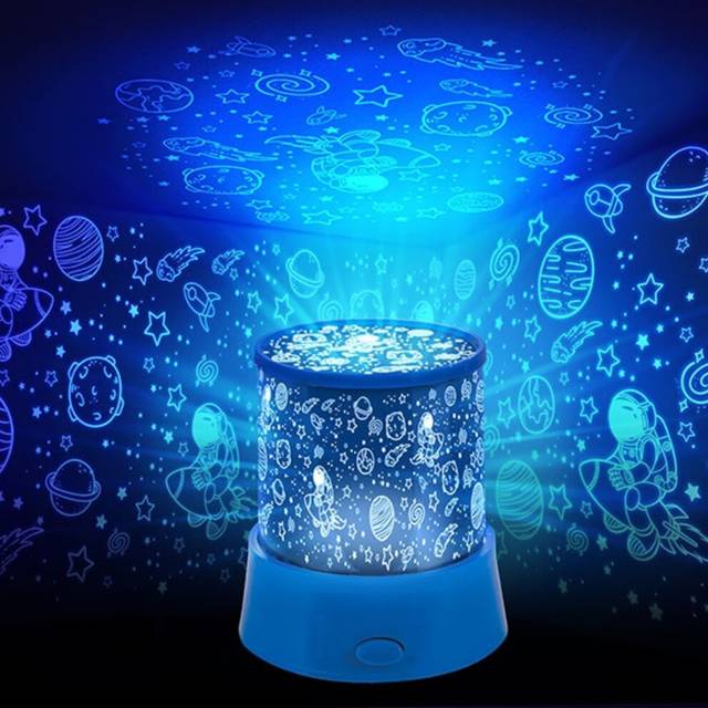 Night Light for Kids Projector Lamp Stars and Planets Space Lamp