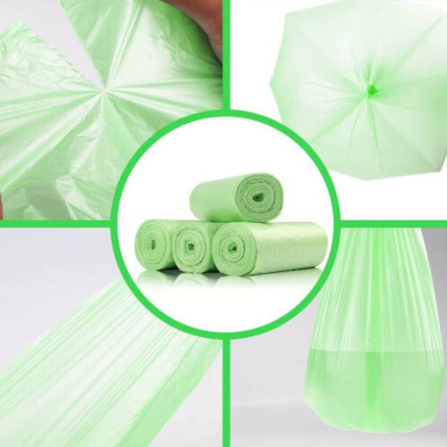 15 X100pcs Liter Biodegradable Trash Bags Food Garbage Caddy Bin Liners Tough