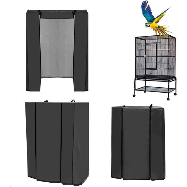 (Blue) Universal sunshade Bird Cage Cover Breathable dustproof Bird Parrot Nests Cover Light proof Cage Cover Bird Supplies
