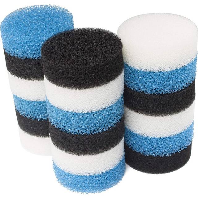 LTWHOME Replacement Foam Sets Fit for All Pond Solutions EF-BOOSTER Fish Tank Aquarium External Filter (Pack of 6 Sets)