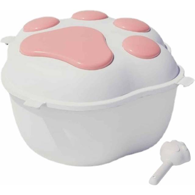 Dog Food Storage Container, Collapsible Dog Food Container, Pet Scoop Silicone Bowl, Dry Food Cat Containers, Travel Silicone Bowl