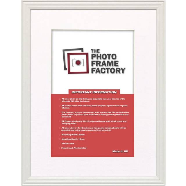 (White Frame White Mount, 8x8 Pic (10x10 Frame)) White Antique Traditional Style Photo Frames Picture Frames Poster Frame With Multicolored Mounts