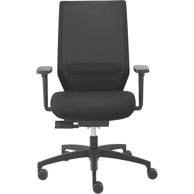 Dauphin upholstered back rest, upholstered back rest, black, back rest height 610 mm
