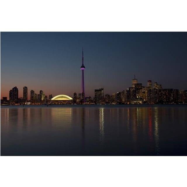 Toronto Skyline On September 2008 - Toronto Ontario Canada Poster Print, Large - 36 x 24