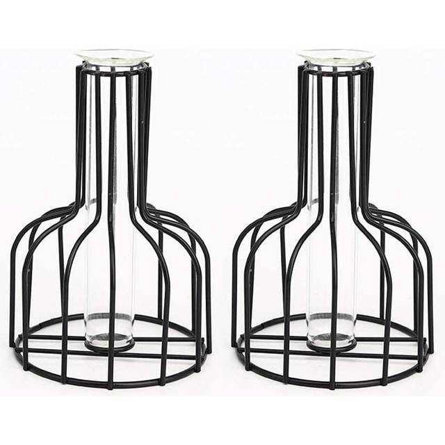 Iron vase, flower vase, test tube vase for hydroponic system