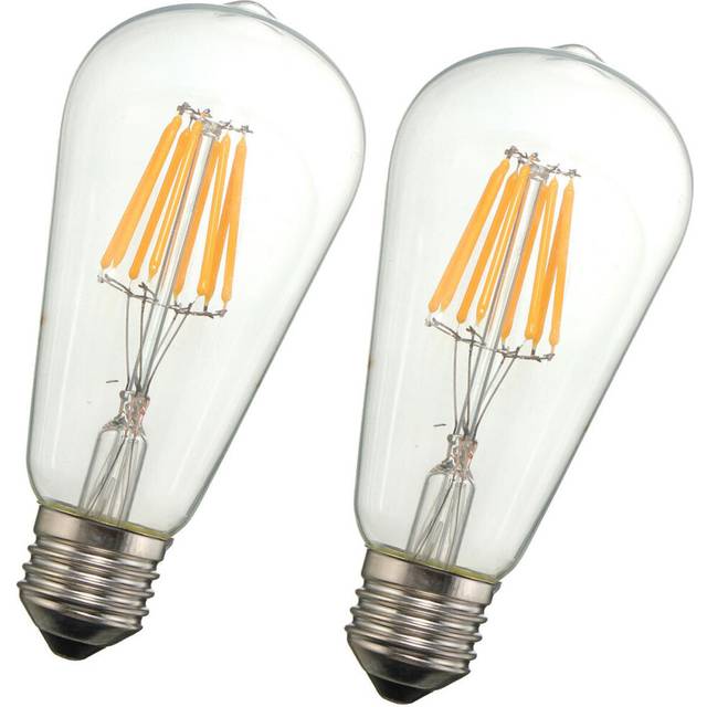 (110V) E27 8W Warm White COB LED Filament Retro Edison LED Bulbs AC110V / AC220V