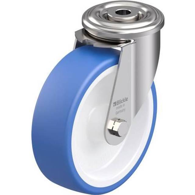 Blickle wheel Ø x width 125 x 40 mm, wheel Ø x width 125 x 40 mm, swivel castor, plain bearings
