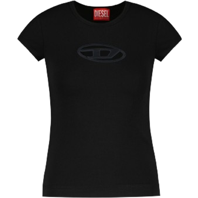 Diesel, T-Shirts, female, Black, S, T-Angie T-shirt