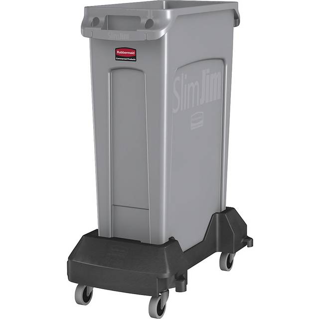 Rubbermaid 60 l, with plastic trolley, 60 l, with plastic trolley, grey, 2+ items