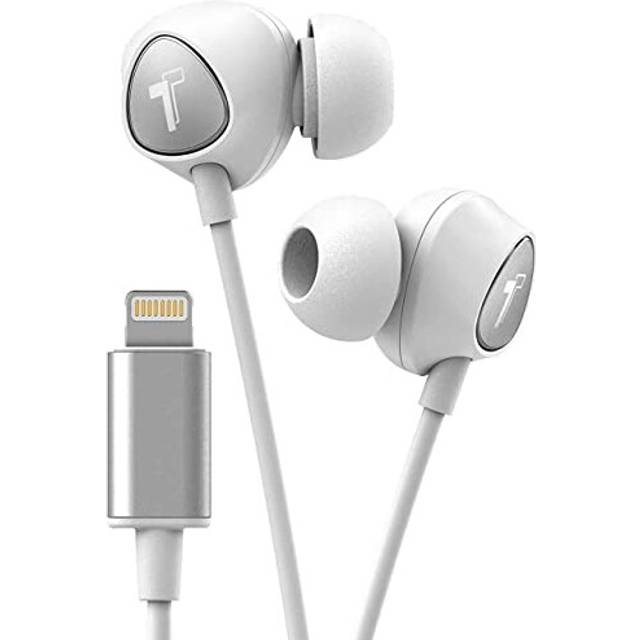Thore iPhone Earbuds with Lightning Connector MFi Certified by Apple Earphones (V100) Wired in-Ear Headphones with Volume Control & Mic for iPhone SE,