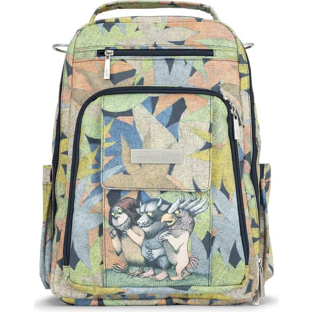 JuJuBe Diaper Bag  Travel Backpack with Portable Changing Pad  Stroller Hooks & Pockets for Baby Bottles  Diapers  Pacifier  Wipes  Snacks  & Daily Es