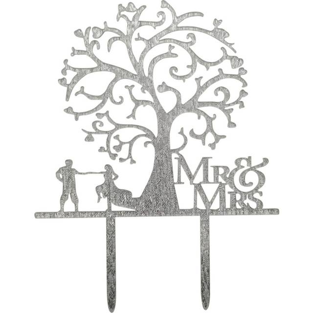 (1, Couple With Tree) Cake Toppers & Decorations In Various Designs Weddings Birthdays Marriage