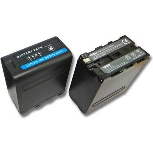 2x battery for panasonic vw-vbd2e vw-vbd1e vme-430e nv-dx1e 10400mah