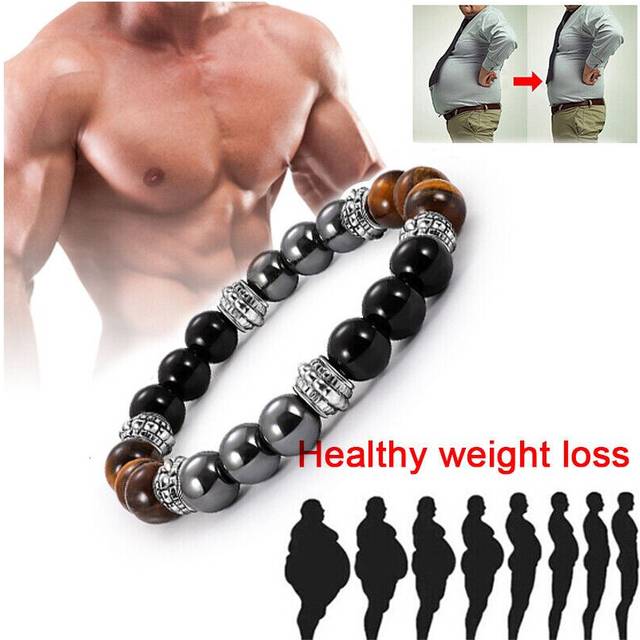 Magnetic Healing Tiger Eye Bracelet Hematite Bead Bangle Pain Relief Weight Loss - Specified