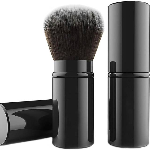 Retractable Kabuki Makeup Brush, Face Brush, Portable Powder Brush
