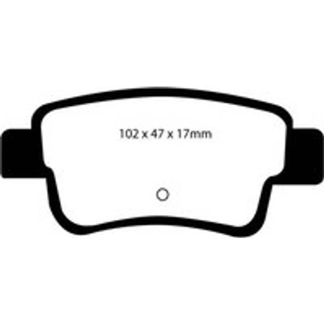 EBC Brakes Yellowstuff Performance Brake Pads - Rear Pad Set