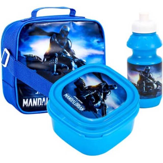 Star Wars: The Mandalorian Childrens/Kids Lunch Box Set One Size blå