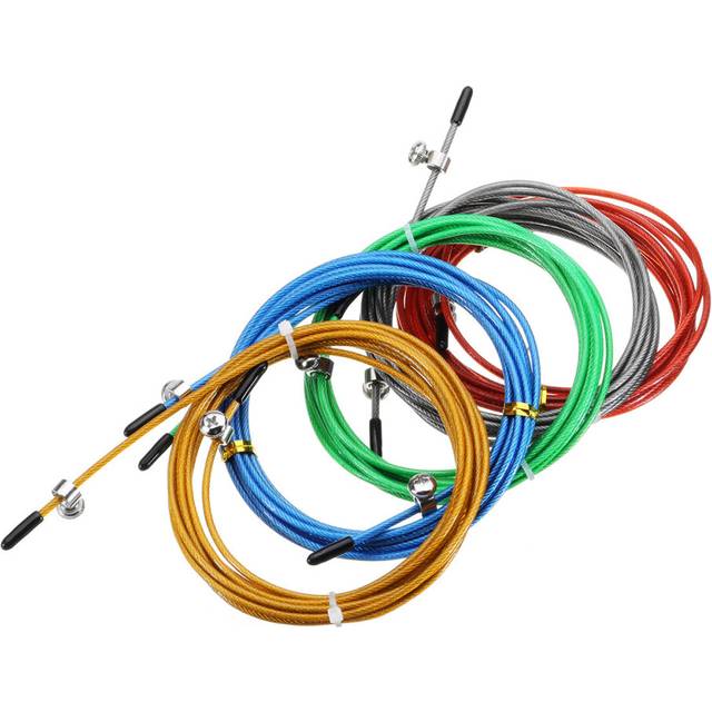 Replaceable Wire Cable Speed Jump Ropes Skipping Rope High Speed Rope Jumping PVC