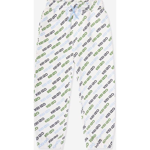 Kenzo, Sweatpants, male, Multicolor, 4 Y, Logo Print Joggers