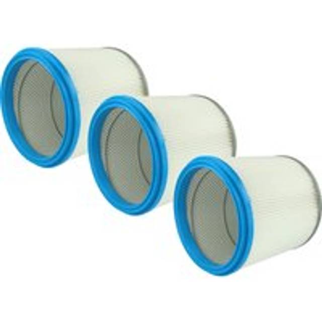 Set 3x Replacement Filters compatible with Acec hg 8-14 rv Vacuum Cleaner - Cartridge Filter - Vhbw