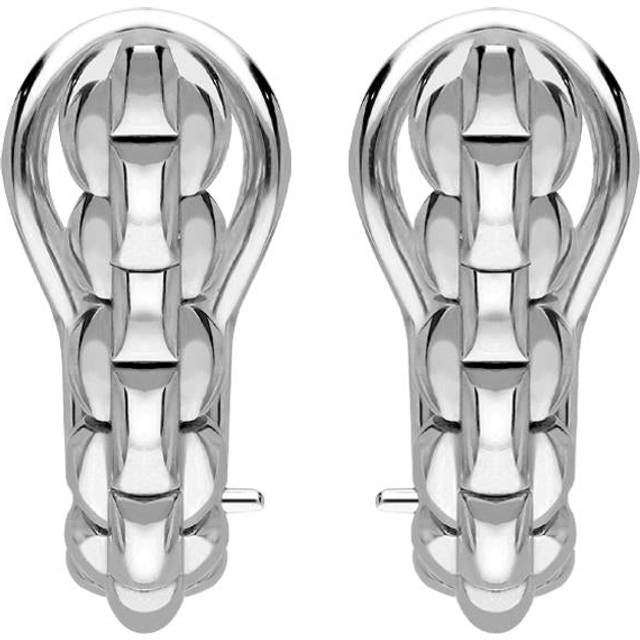 Fope Eka Tiny 18ct White Gold Hoop Earrings