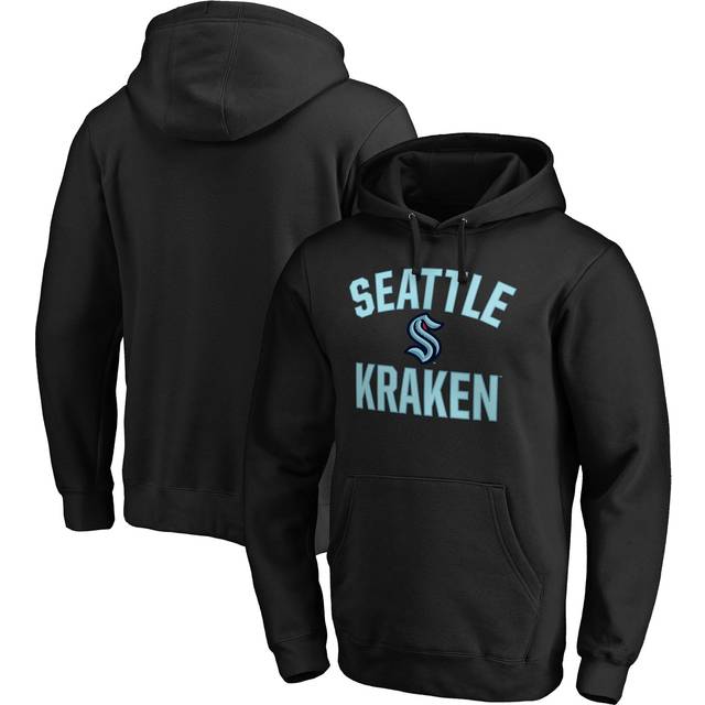 Men's Fanatics Black Seattle Kraken Big & Tall Victory Arch Pullover Hoodie