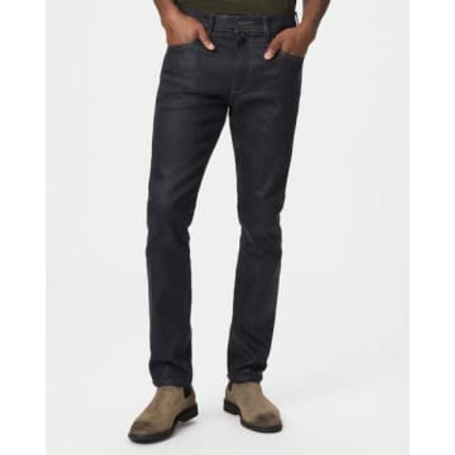 Paige Lennox Spence Coated Straight Jean