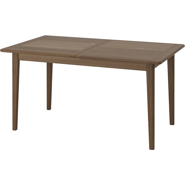 SKANSNÄS utdragbart bord, brun bok/faner, 150/205x90 cm