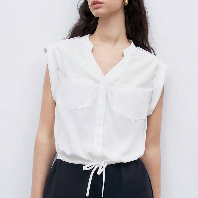 Kvinnor Pure White Plunge Neck Sidoficka Kontrastfärg Romper - Multifärgad (L,M,S,XL,XS,XXL,XXS,XXXL,XXXXL)