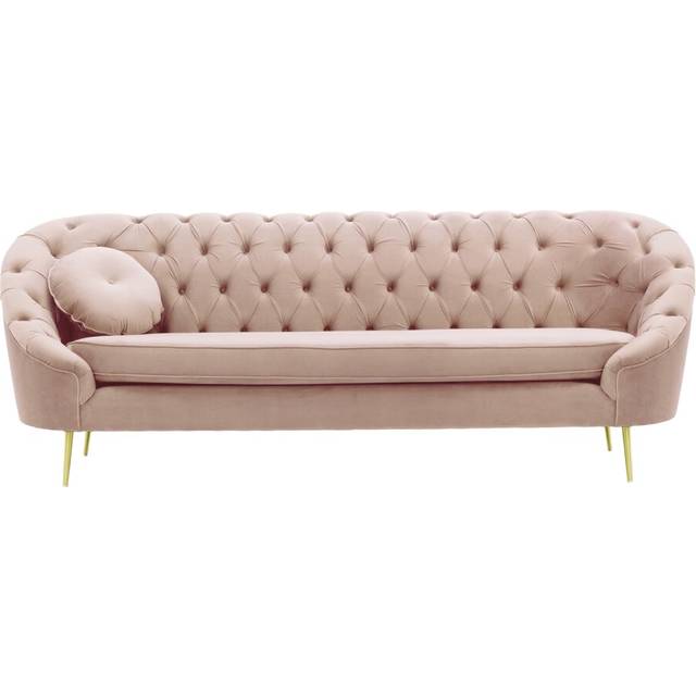Mansfield 4 Seater Sofa - Flamingpo (86cm H x 182cm W x 95cm D/2)