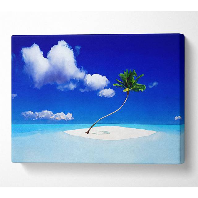 Picture Perfect Ocean - Wrapped Canvas Art Prints - Multicolour (35.6cm H x 50.8cm W x 10cm D)