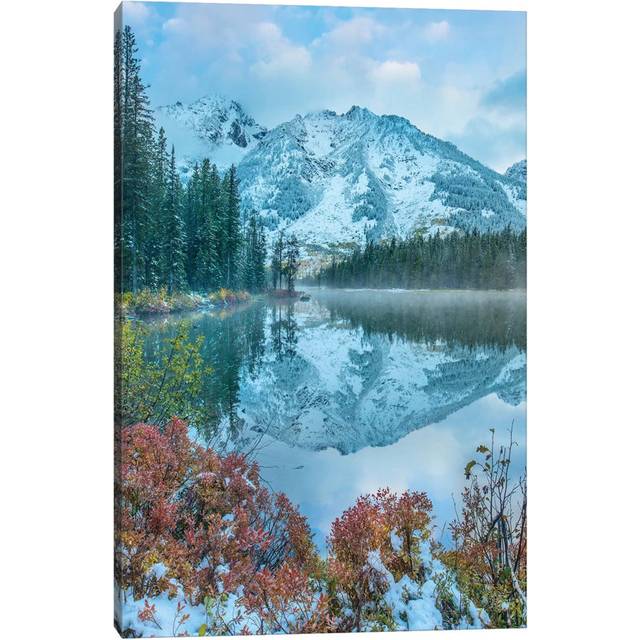Grand Tetons From String Lake, Grand Teton National Park, Wyoming II TFI1207-1PC3 (45.72cm H x 30.48cm W x 1.91cm D)