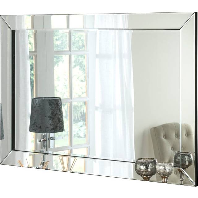 Maude Framed Wall Mounted Accent Mirror - Black (43cm x 53cm)
