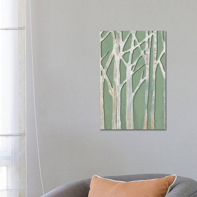 Birchline Triptych II by Jennifer Goldberger - Wrapped Canvas Art Prints (66.04cm H x 45.72cm W x 1.905cm D)