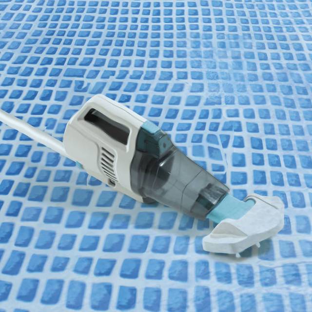 Intex Rechargeable Spa & Pool Vacuum Cleaner White - Blue;White