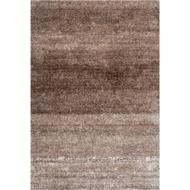 Luxury Shaggy Beige Rug (Rectangle 120 x 170cm)