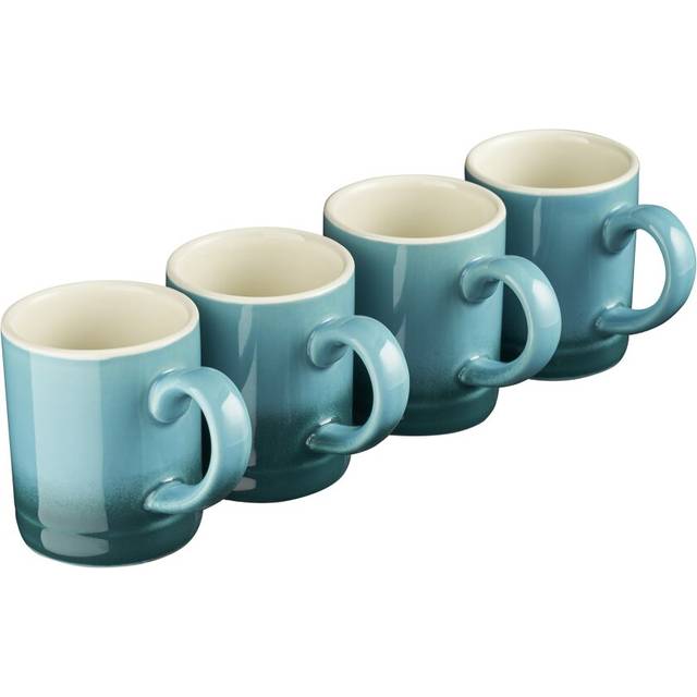 Cooks Professional Espresso Cup Set (Teal, Set of 4), Blue