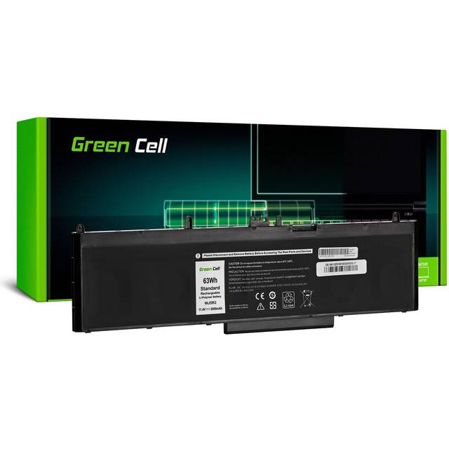 Green Cell Laptop batteri Dell Latitude E5570 Precision 3510 11.4V 4500 mAh