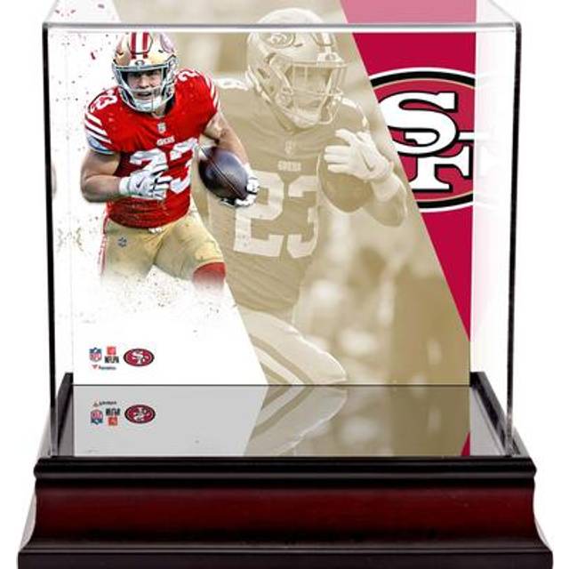 Christian McCaffrey San Francisco 49ers Deluxe Mini Helmet Case