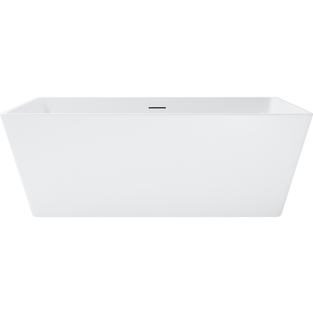 Small Freestanding Double Ended Bath 1300 x 700mm - Tetra - White