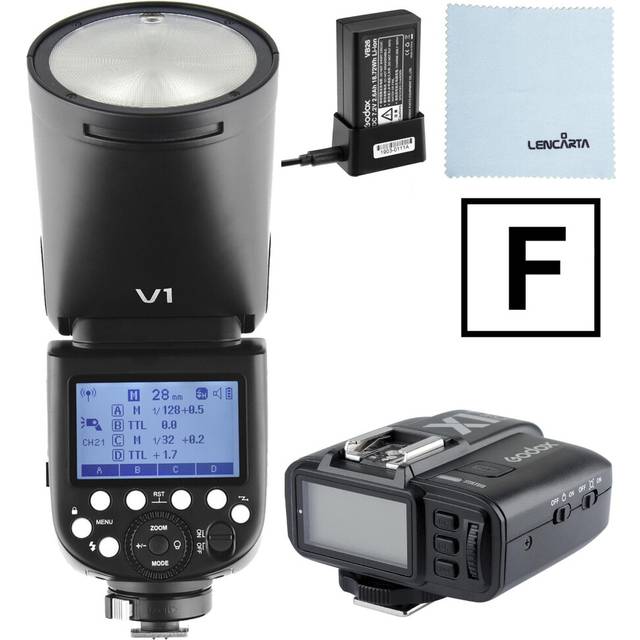 Godox V1 Speedlite with X1T Fuji Trigger