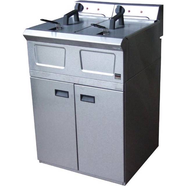 Falcon Twin Tank Twin Basket Free Standing Electric Fryer LD48
