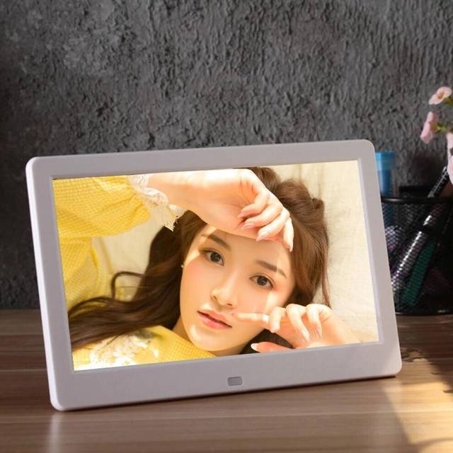(10inch UK WEIGHT) New 10 inch Screen LED Backlight HD 1024*600 Digital Photo Frame Electronic Album Picture Music Movie Full Function Good Gift