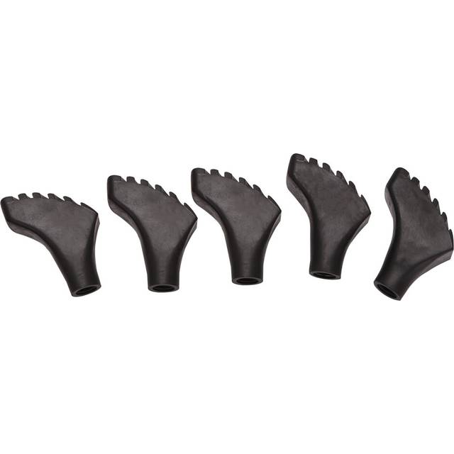 Four Pack of Extra Durable Rubber Replacement Tips (Replacement Feet/Caps) for Trekking Poles - Fits All Standard Hiking and Poles